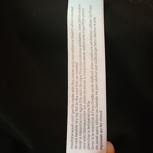 Eloquii Women's Black Plus Size Seam Detail Ponte Work Dress Size 18 - Picture 9 of 10